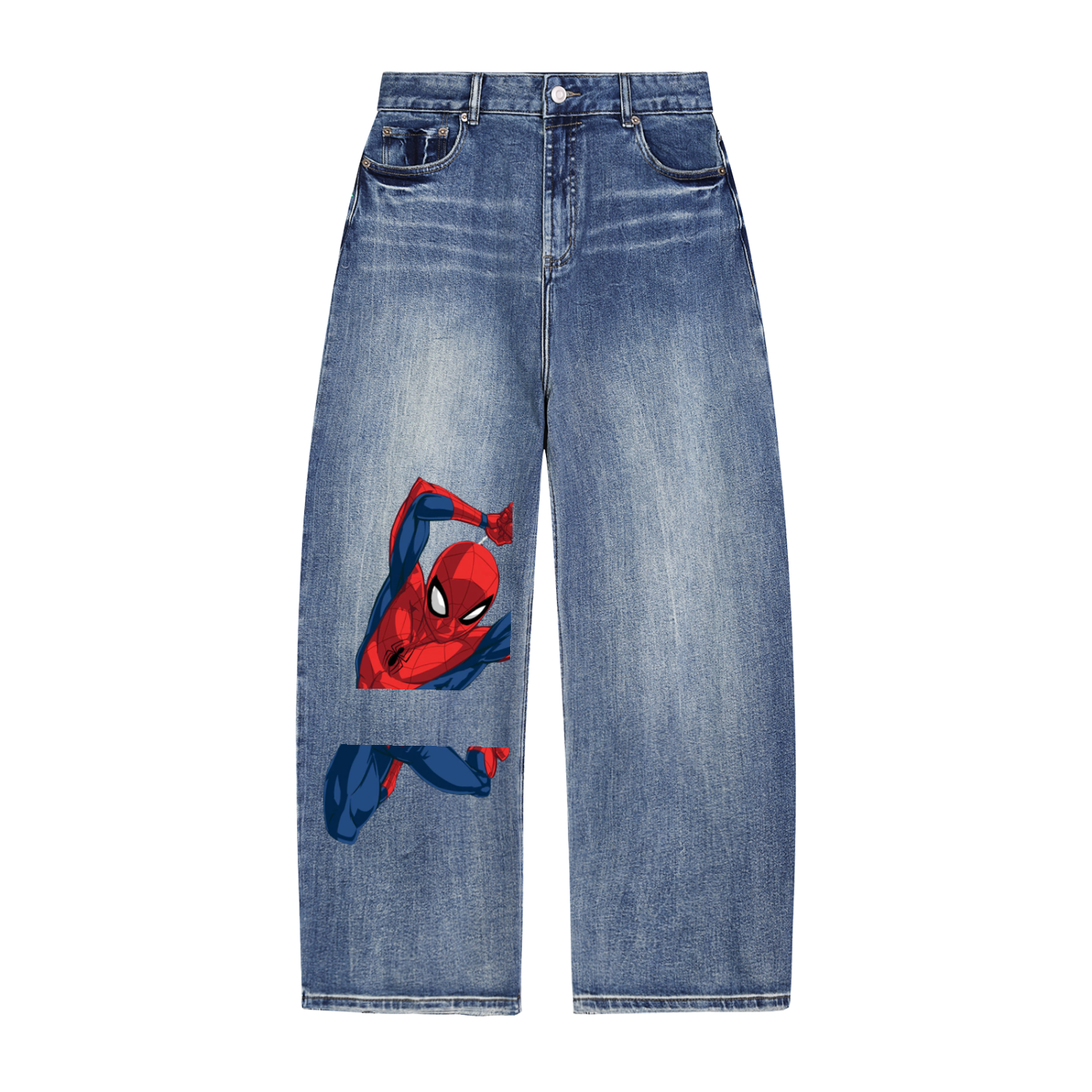 Sun Fade Heavyweight Denim Jeans