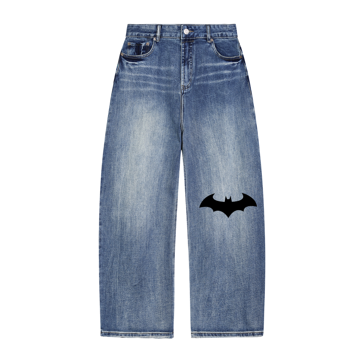 Sun Fade Heavyweight Denim Jeans